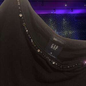 Small y2k gap black beaded